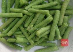 青辣椒炒长豆角的做法图解3