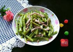 长豆角炒肉丝的做法图解10