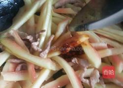 西瓜皮炒肉的做法图解4