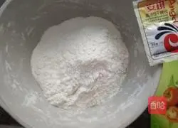 Illustration of how to make scallion pancakes 1