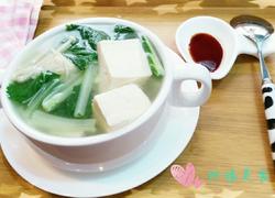 小白菜豆腐汤