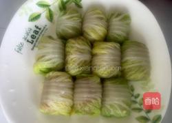 娃娃菜卷的做法图解2