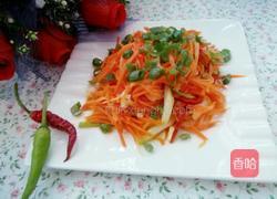 酸辣胡萝卜丝的做法图解6