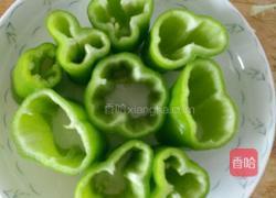 虎皮尖椒酿肉的做法图解2