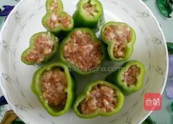 虎皮尖椒酿肉的做法图解3