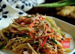 仔姜肉丝的做法图解11