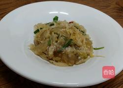 酸菜炒粉的做法图解4