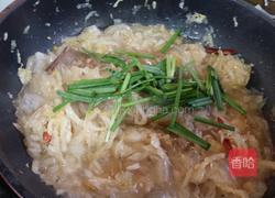 酸菜炒粉的做法图解3