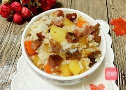 土豆腊肉焖饭的做法图解12