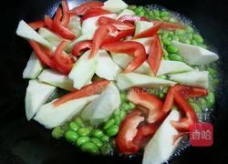 丝瓜炒毛豆的做法图解6