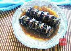 油炸茄子酿肉的做法图解7