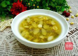 莲子百合绿豆汤的做法图解6