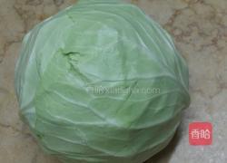 炒圆白菜的做法图解1