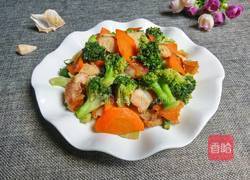 西兰花炒肉的做法图解8