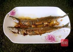 干煎秋刀鱼的做法图解4