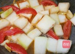 西红柿烧冬瓜的做法图解3
