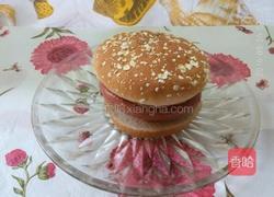 番茄鸡蛋火腿汉堡包的做法图解8