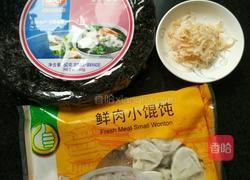 紫菜虾米小馄饨的做法图解1