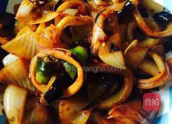 爆炒鱿鱼圈的做法图解4