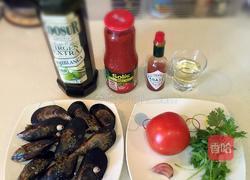 法式茄汁贻贝的做法图解1