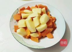 南瓜炖土豆的做法图解2