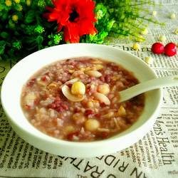 莲子百合红豆粥的做法[图]