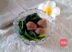 青菜丸子汤的做法图解7