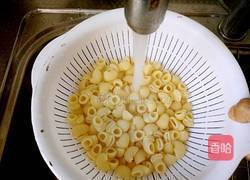 黄瓜火腿蛋炒烟斗意面的做法图解7