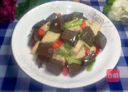 鸡血炒豆腐的做法图解8