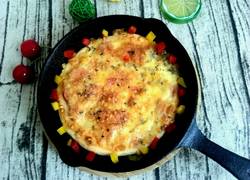 简易4寸香肠披萨