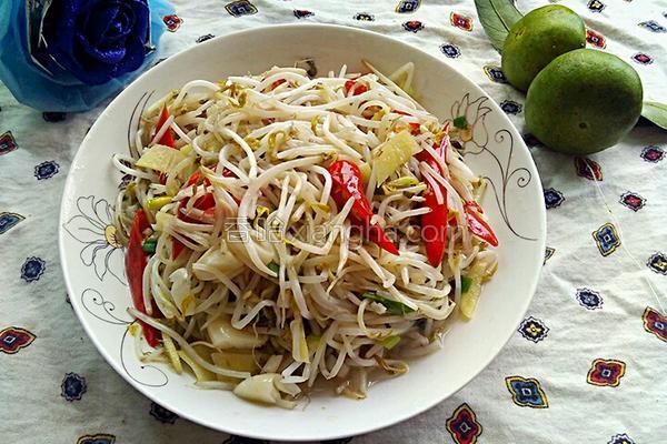 酸辣绿豆芽