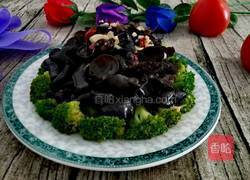 凉拌木耳西兰花的做法图解7