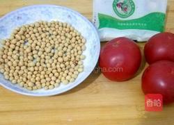 番茄黄豆的做法图解1