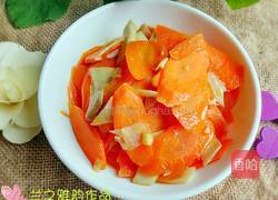 蚝香胡萝卜鲜菇片的做法图解8