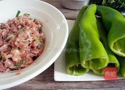 虎皮尖椒酿肉的做法图解5