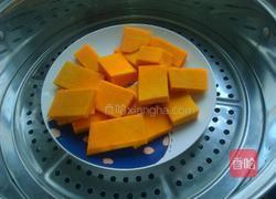 紫薯南瓜冰皮月饼的做法图解1