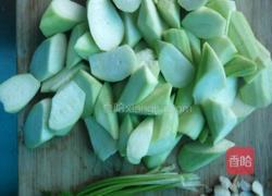丝瓜烧毛豆的做法图解4