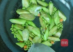 丝瓜烧毛豆的做法图解7
