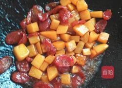 土豆腊肠焖饭的做法图解4