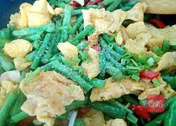 豇豆炒鸡蛋的做法图解8