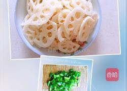 莲藕炒肉的做法图解1