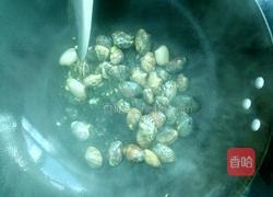 葱烧花蛤的做法图解2