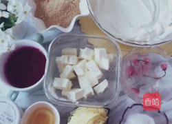 樱花渐变慕斯的做法图解1