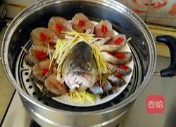 孔雀开屏鲈鱼的做法图解4