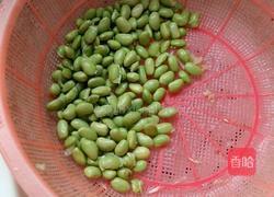 襄荷炒毛豆的做法图解2