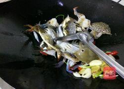 炒螃蟹的做法图解6