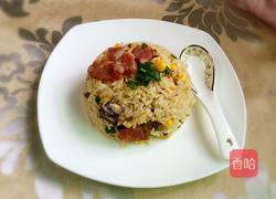 香菇腊肠焖饭的做法图解12