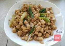 葱爆鸡丁的做法图解8