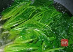 肉酱菠菜的做法图解6