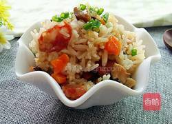 香菇腊肠饭的做法图解12